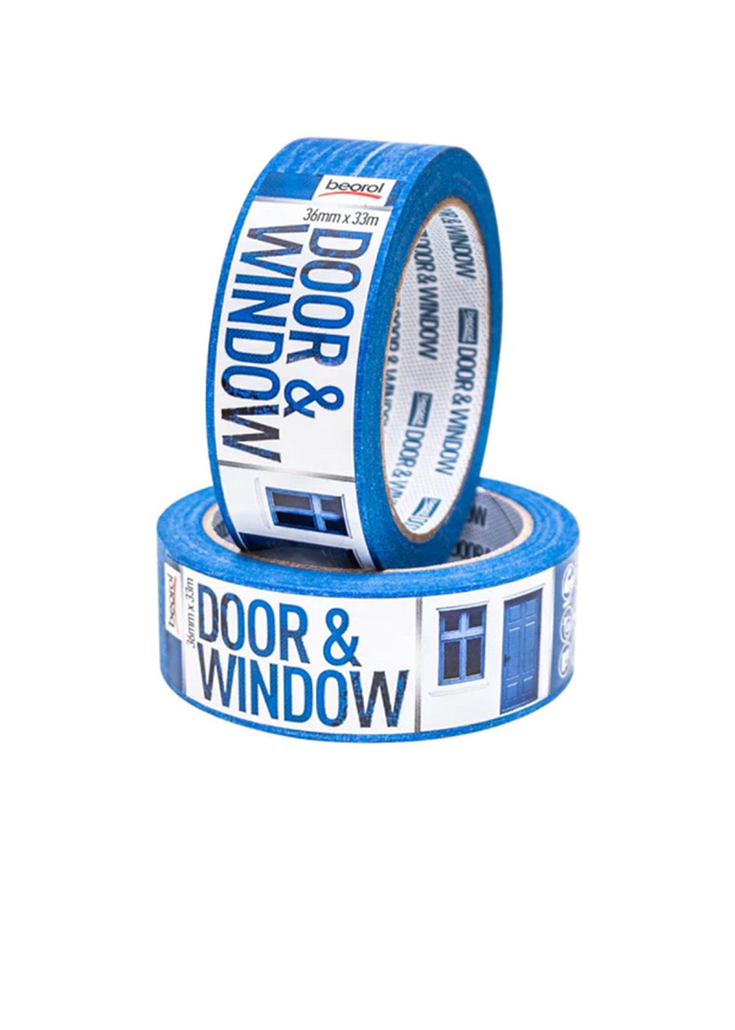 Beorol Masking Tape Door & Window Protection 36mm x 33m, 80ᵒC